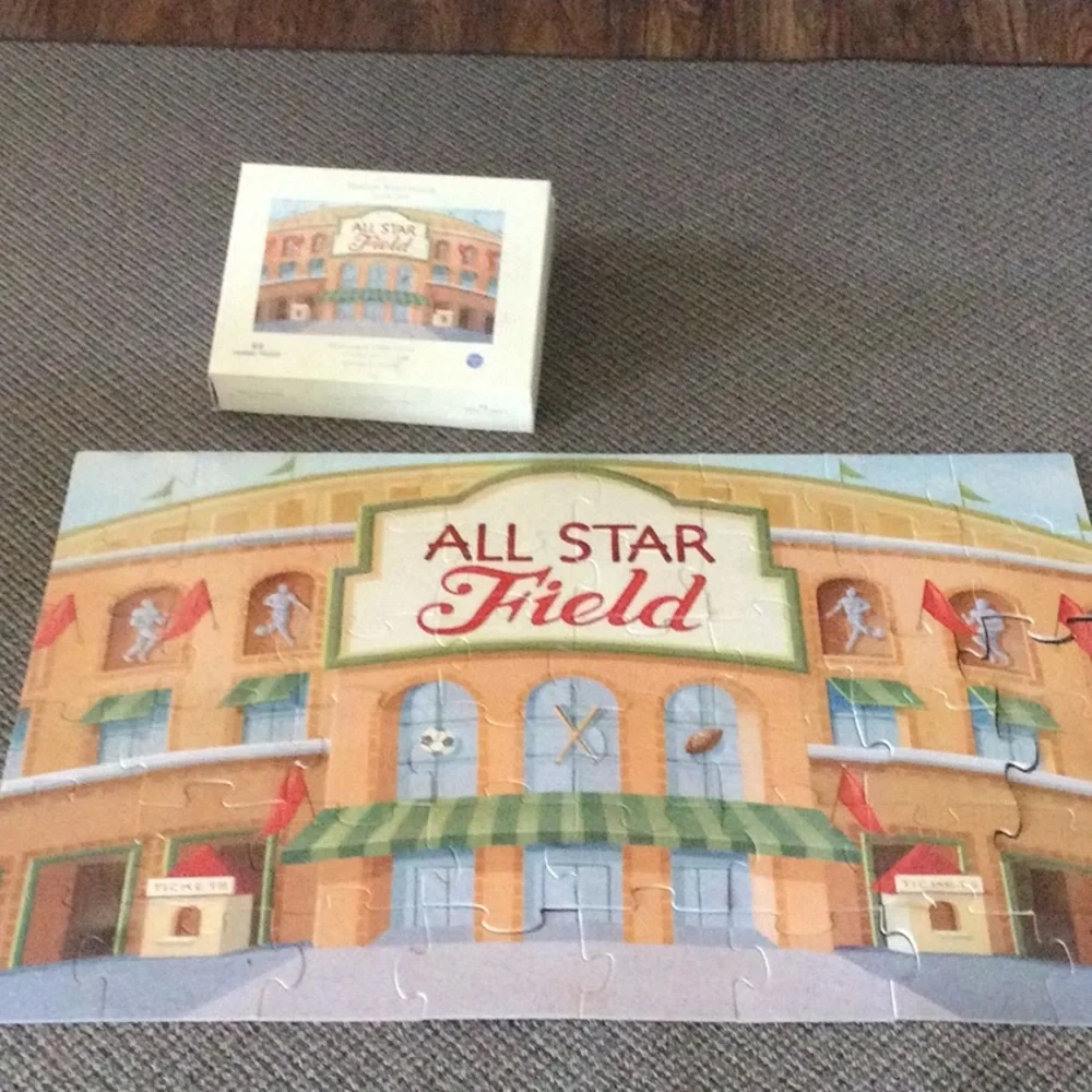 Pottery Barn All Star Field sports floor puzzle